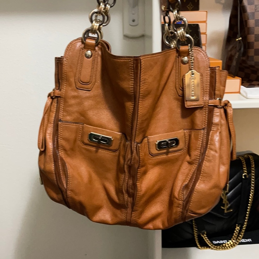 Coach leather satchel